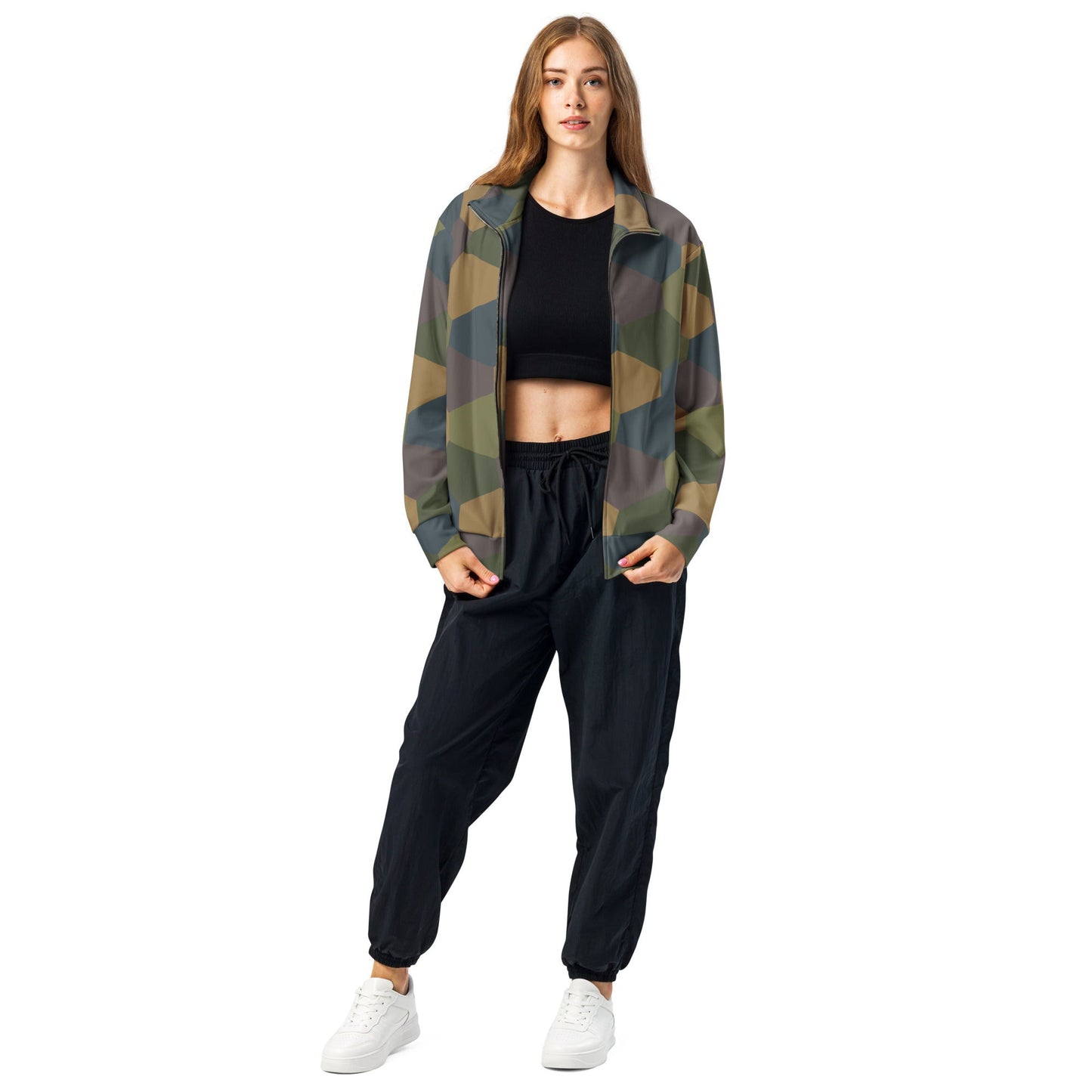 German WWI 5-Color Lozenge Aircraft CAMO Unisex Track Jacket