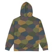 Lozenge Aircraft Five-Color CAMO Unisex Zip Hoodie