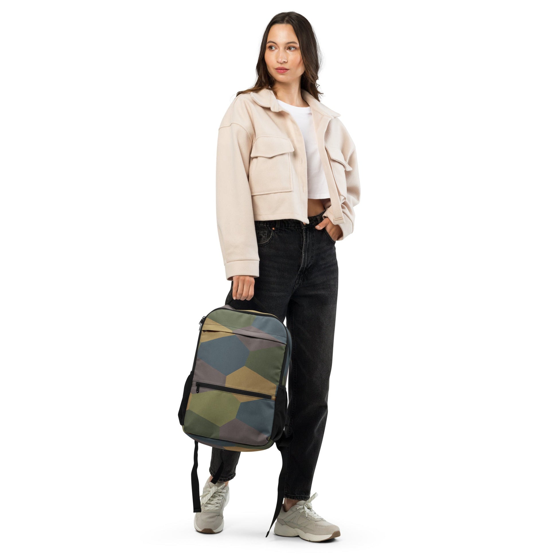 German WWI 5-Color Lozenge Aircraft CAMO Utility Backpack