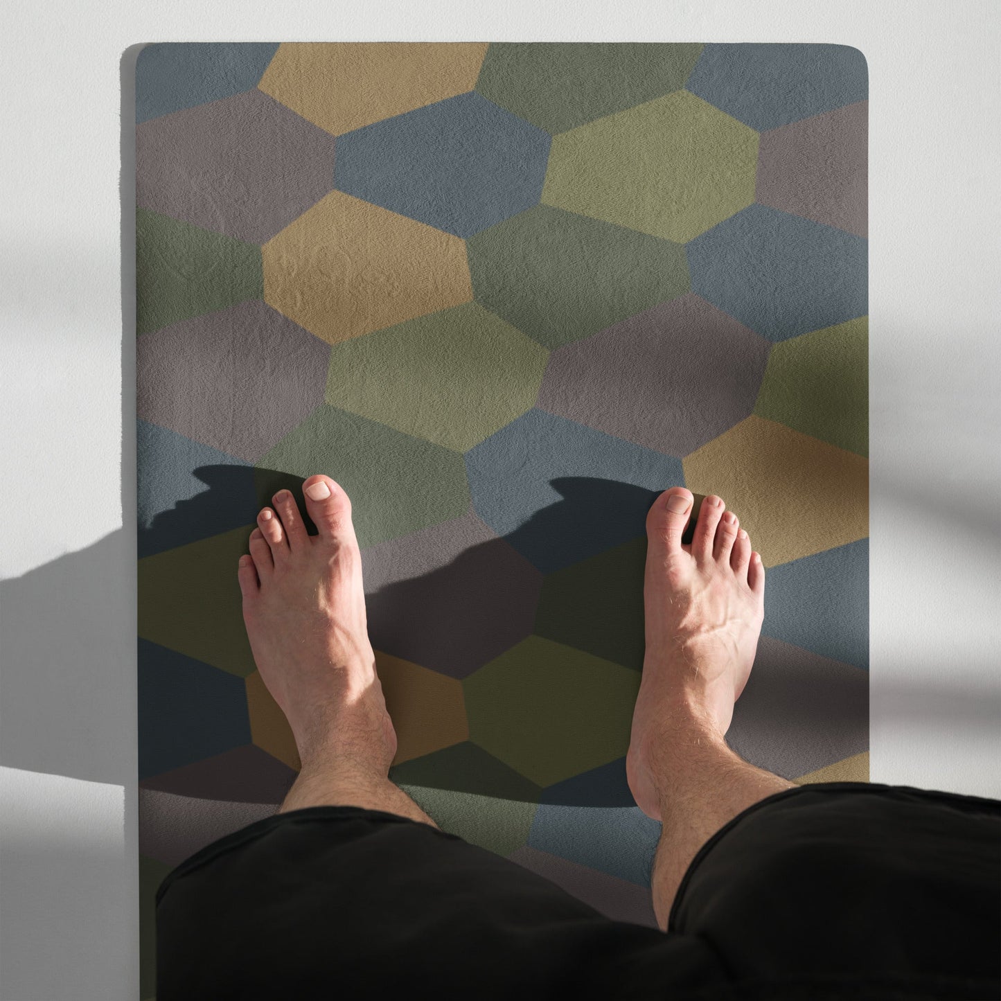 German WWI 5-Color Lozenge Aircraft CAMO Yoga Mat
