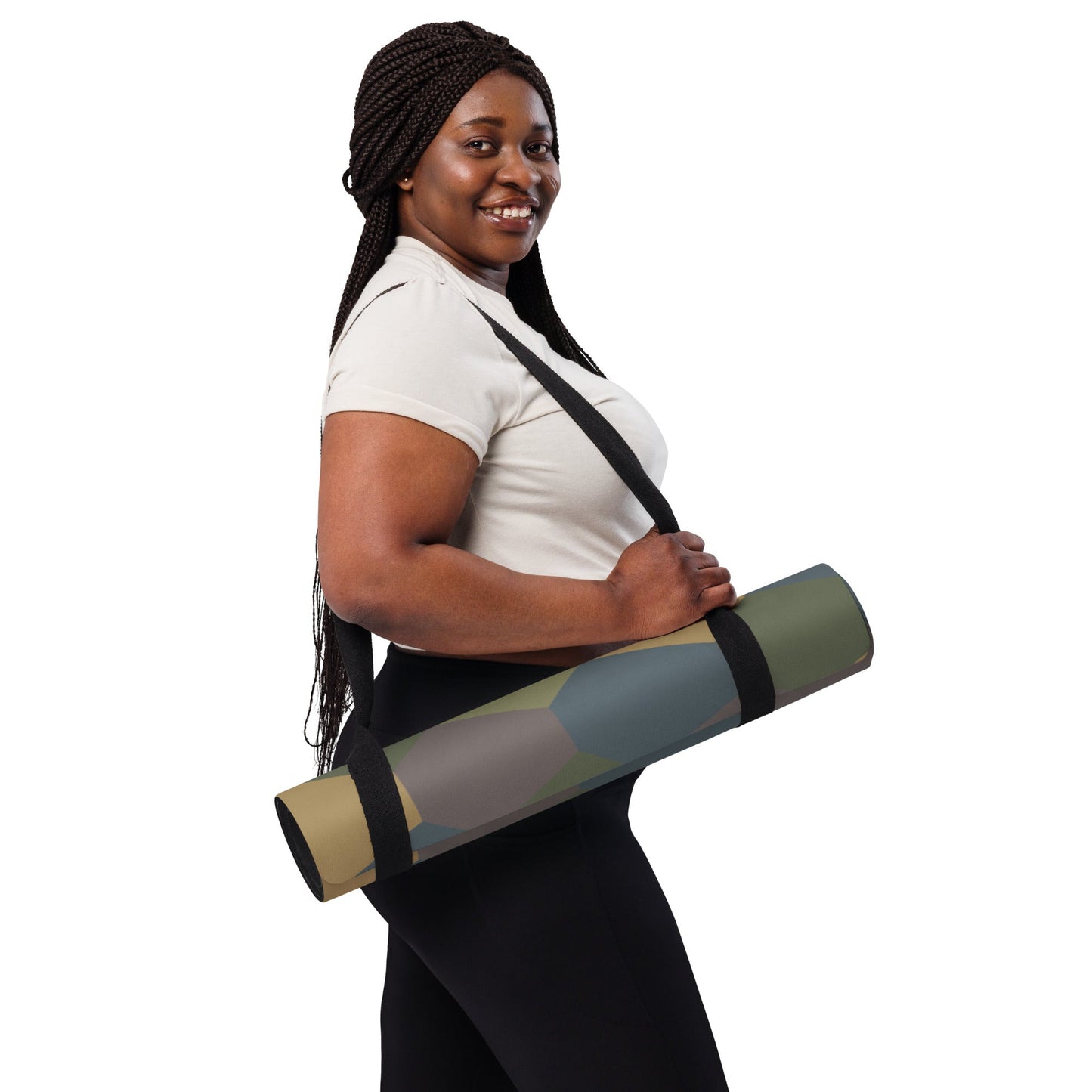 German WWI 5-Color Lozenge Aircraft CAMO Yoga Mat