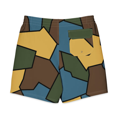 German WWI Sky Turtle Shell Stahlhelm CAMO Men’s Board Shorts