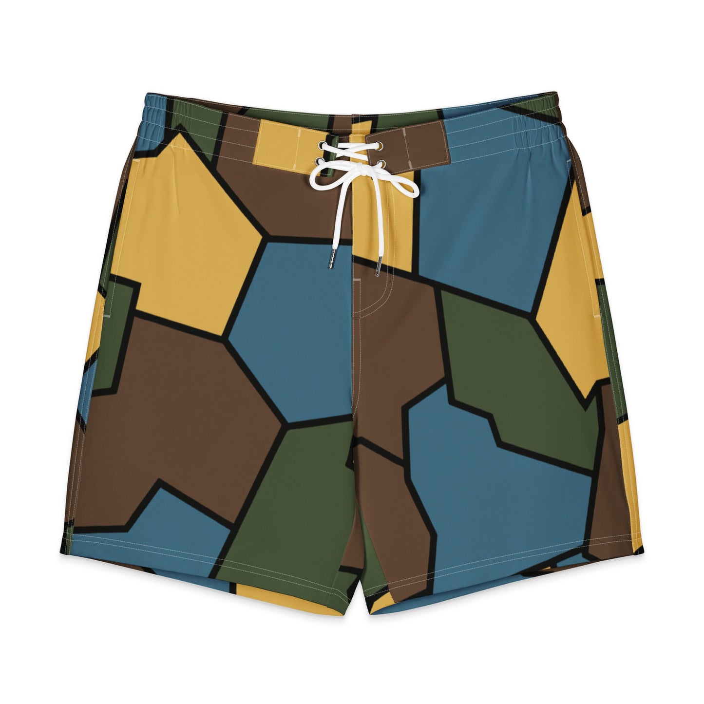 German WWI Sky Turtle Shell Stahlhelm CAMO Men’s Board Shorts - 2XS