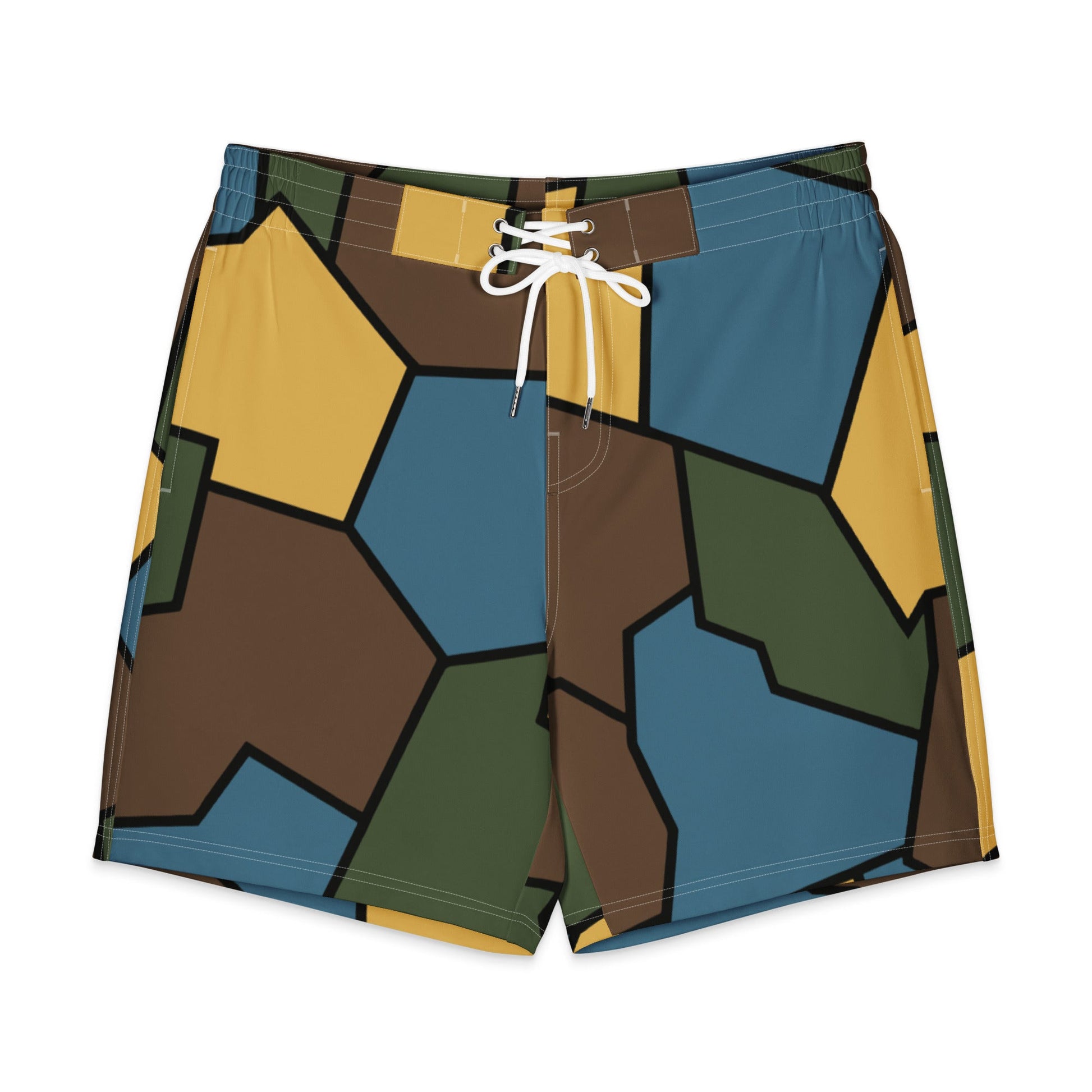 German WWI Sky Turtle Shell Stahlhelm CAMO Men’s Board Shorts - 2XS