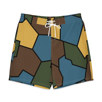 German WWI Sky Turtle Shell Stahlhelm CAMO Men’s Board Shorts - 2XS