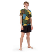 Turtle Shell Stahlhelm Sky CAMO Mens Short-Sleeve Rash Guard - SS