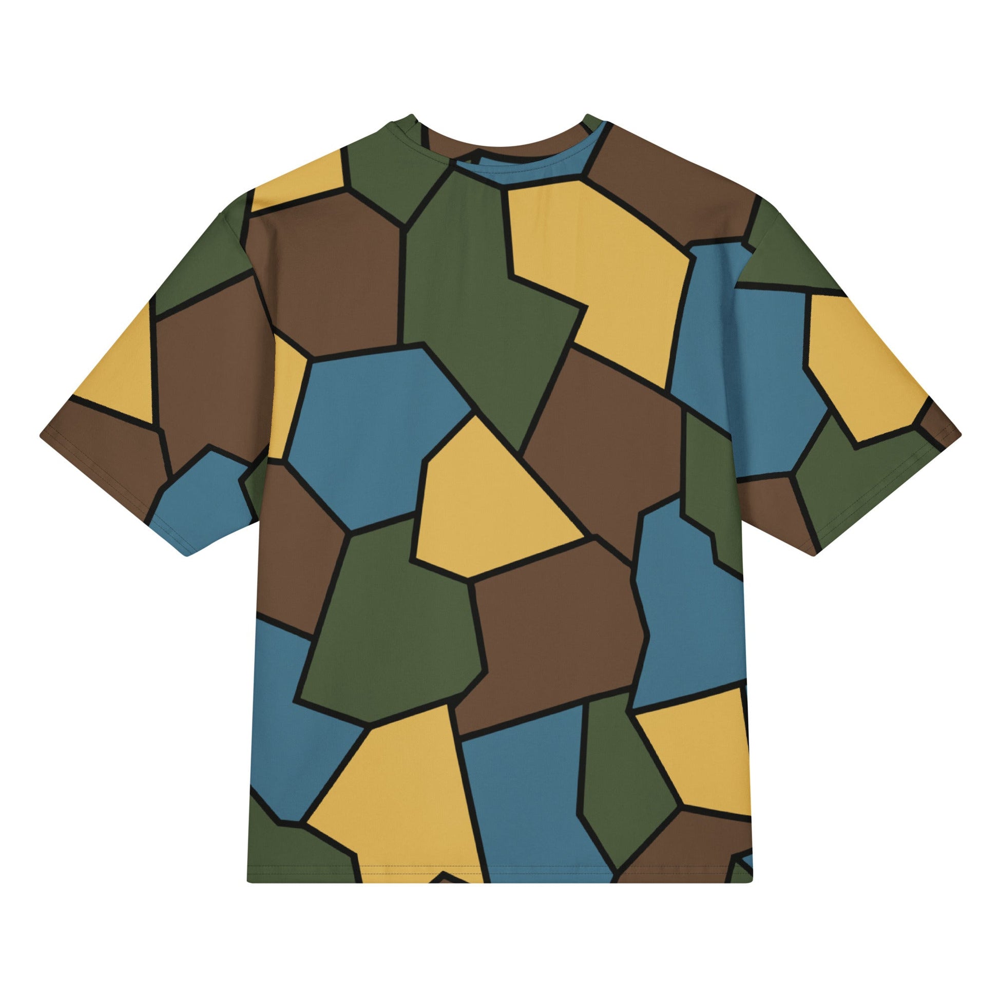 German WWI Sky Turtle Shell Stahlhelm CAMO Oversized cotton t-shirt
