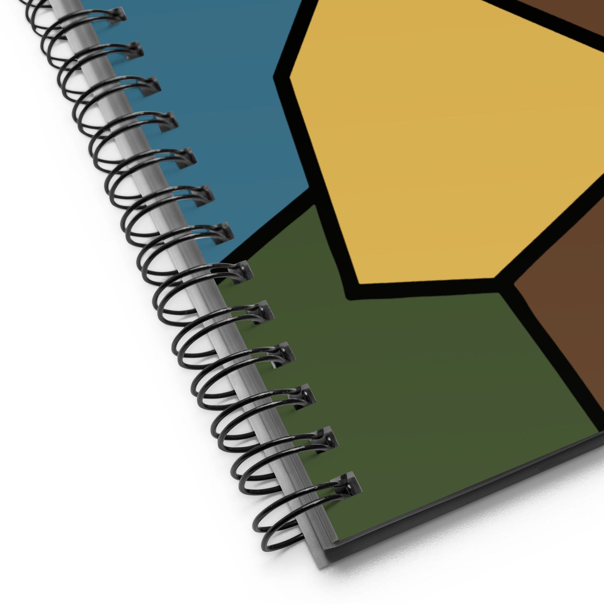 German WWI Sky Turtle Shell Stahlhelm CAMO Spiral Notebook