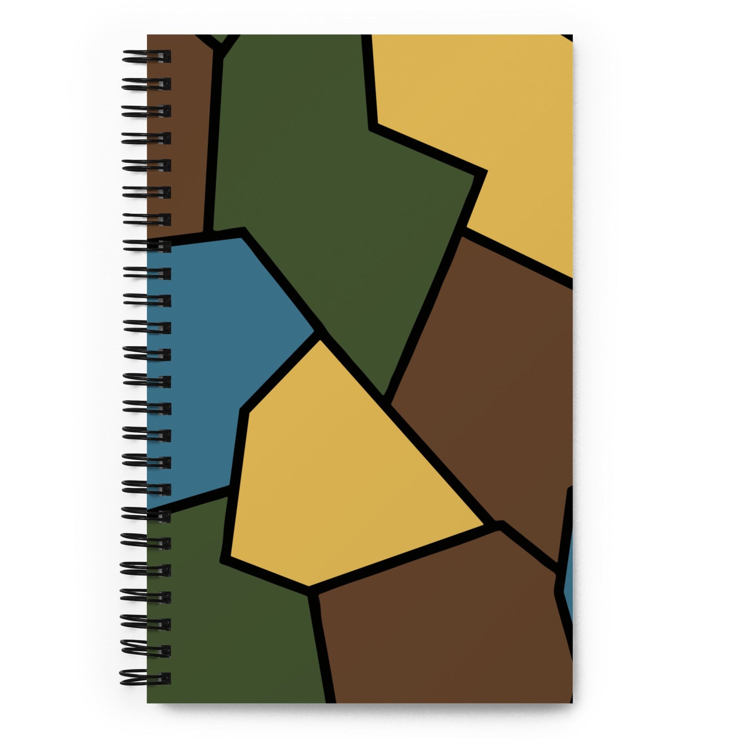 German WWI Sky Turtle Shell Stahlhelm CAMO Spiral Notebook