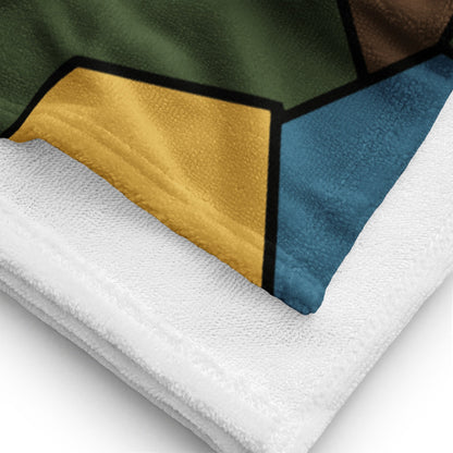 German WWI Sky Turtle Shell Stahlhelm CAMO Towel