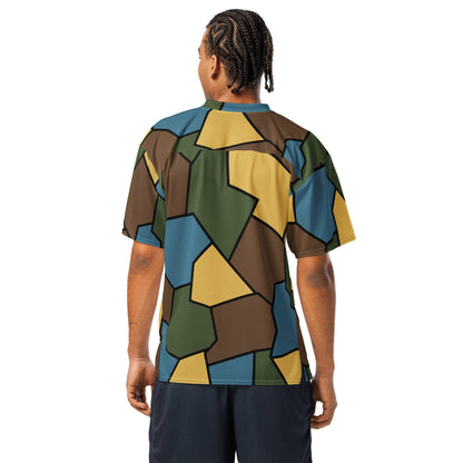 German WWI Sky Turtle Shell Stahlhelm CAMO Unisex American Football Jersey