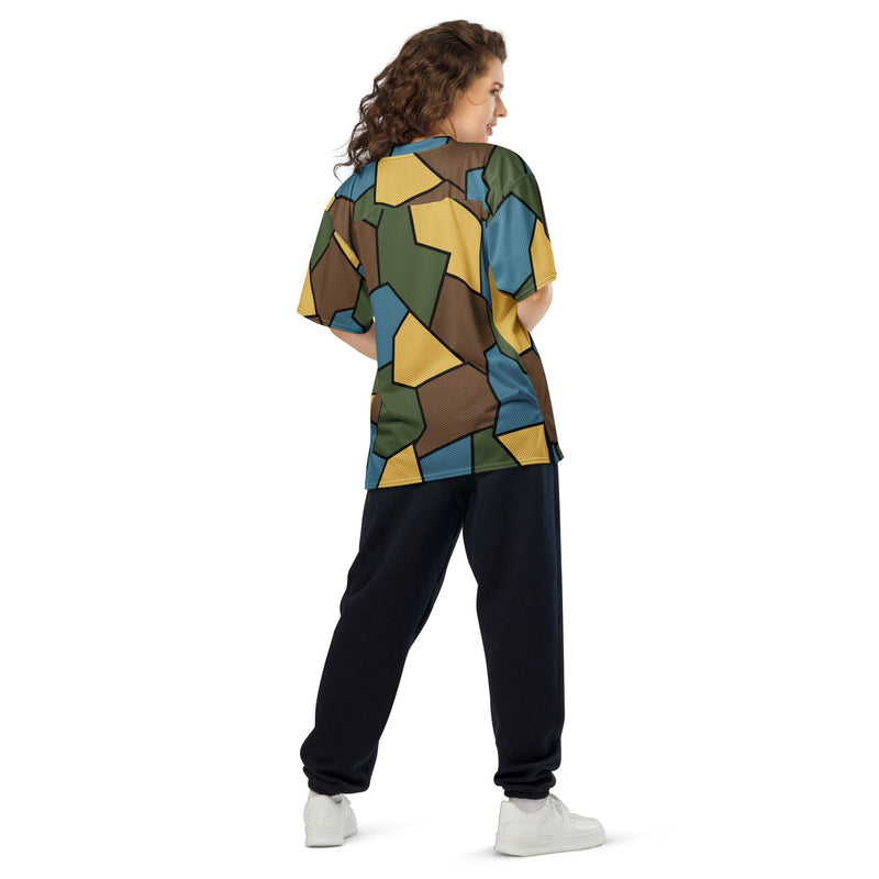 Turtle Shell Stahlhelm Sky CAMO Unisex American Football Jersey