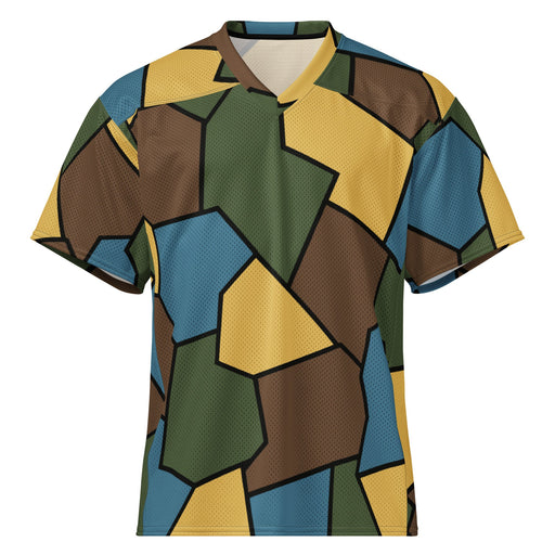 Turtle Shell Stahlhelm Sky CAMO Unisex American Football Jersey