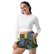 Turtle Shell Stahlhelm Sky CAMO Unisex Athletic Shorts
