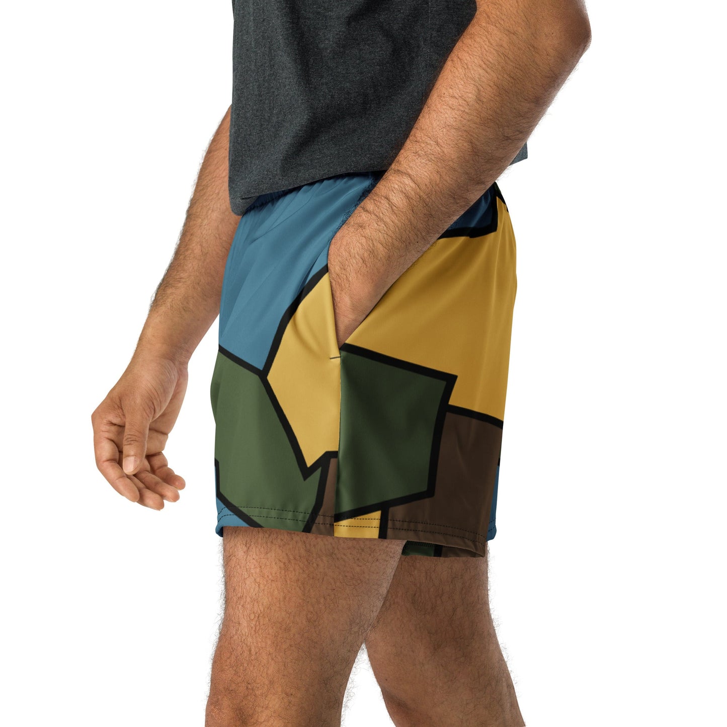 German WWI Sky Turtle Shell Stahlhelm CAMO Unisex Athletic Shorts - XS