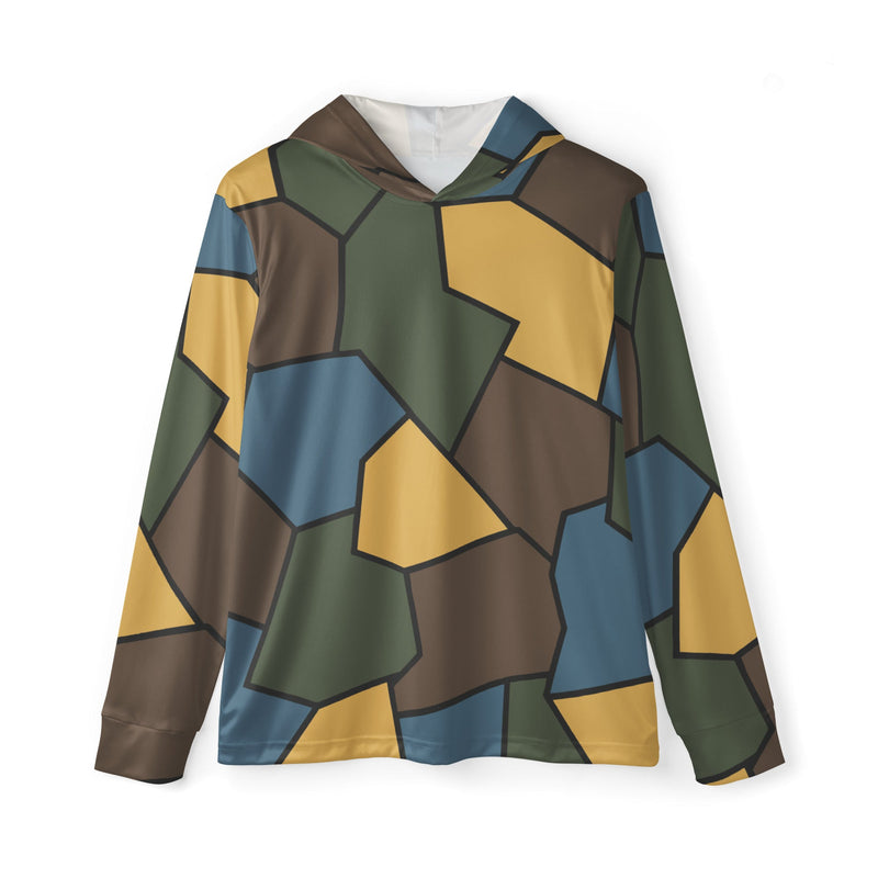 Turtle Shell Stahlhelm Sky CAMO Unisex Sports Warmup Hoodie - XS