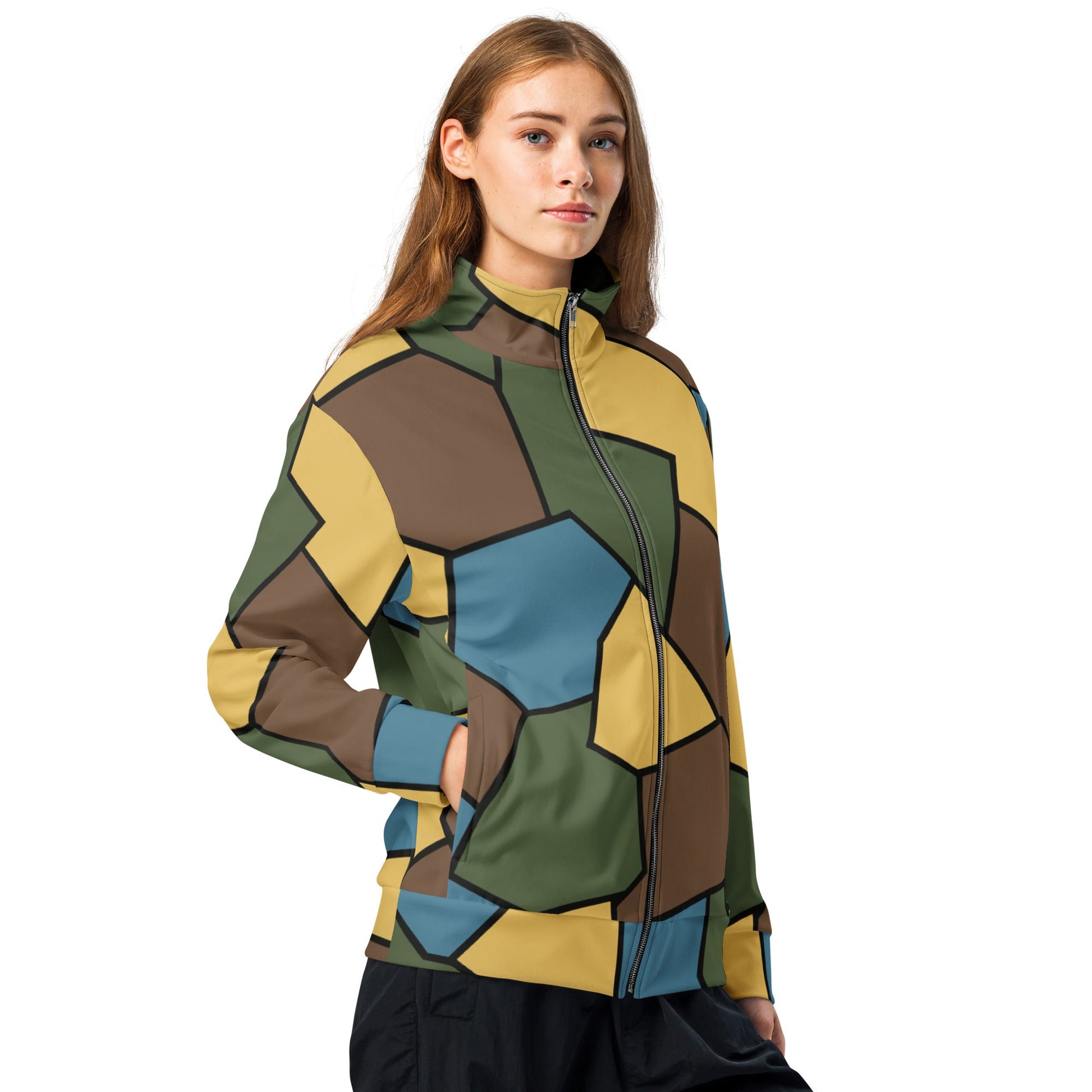 German WWI Sky Turtle Shell Stahlhelm CAMO Unisex Track Jacket