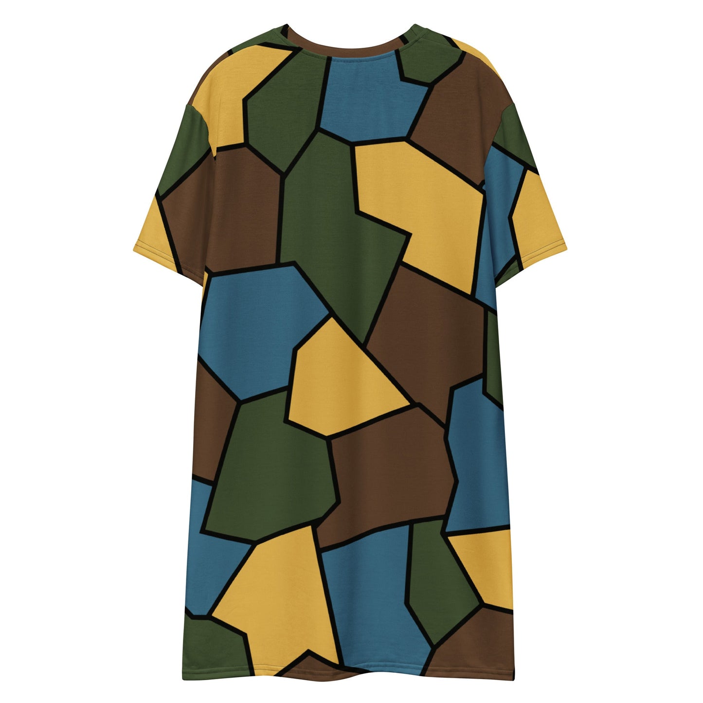 German WWI Sky Turtle Shell Stahlhelm CAMO Womens T-Shirt Dress