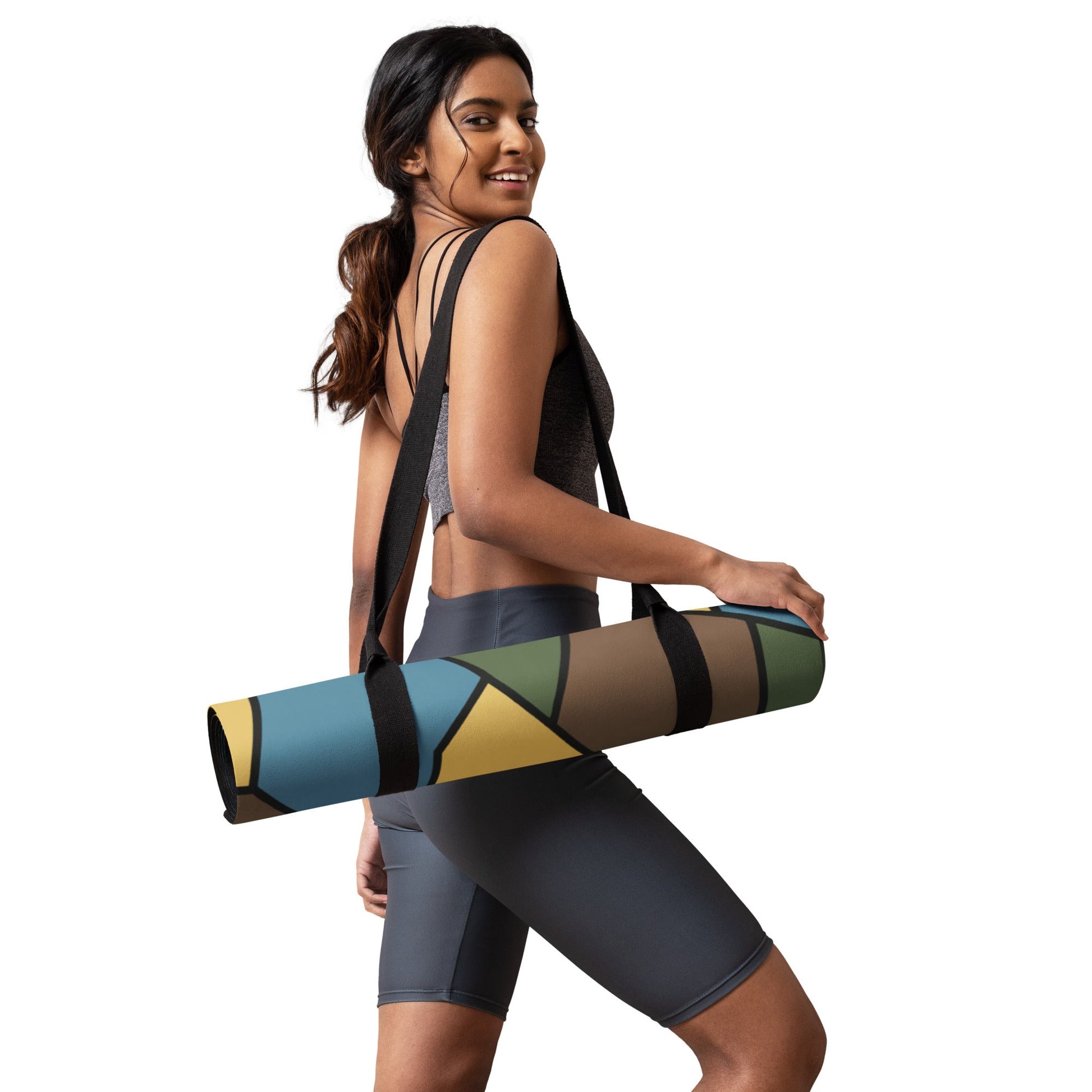 German WWI Sky Turtle Shell Stahlhelm CAMO Yoga Mat