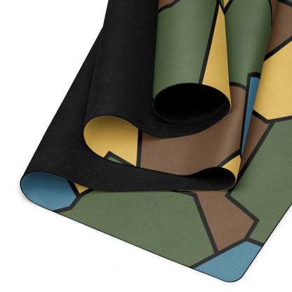 German WWI Sky Turtle Shell Stahlhelm CAMO Yoga Mat
