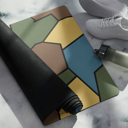 German WWI Sky Turtle Shell Stahlhelm CAMO Yoga Mat