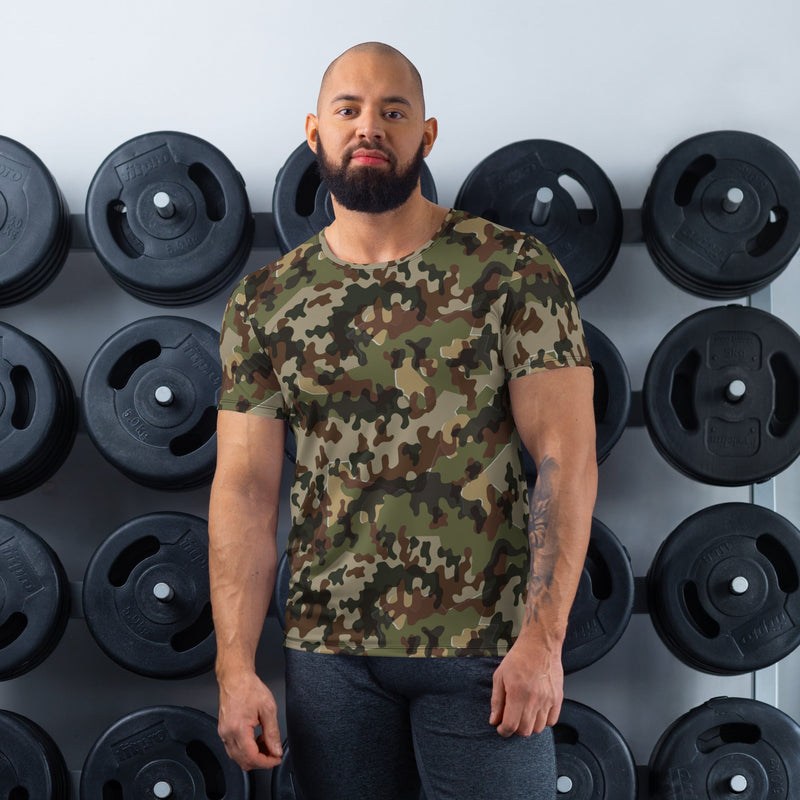 Zelt-tarnmuster Autumn CAMO Mens Athletic T-Shirt - XS - Shirt