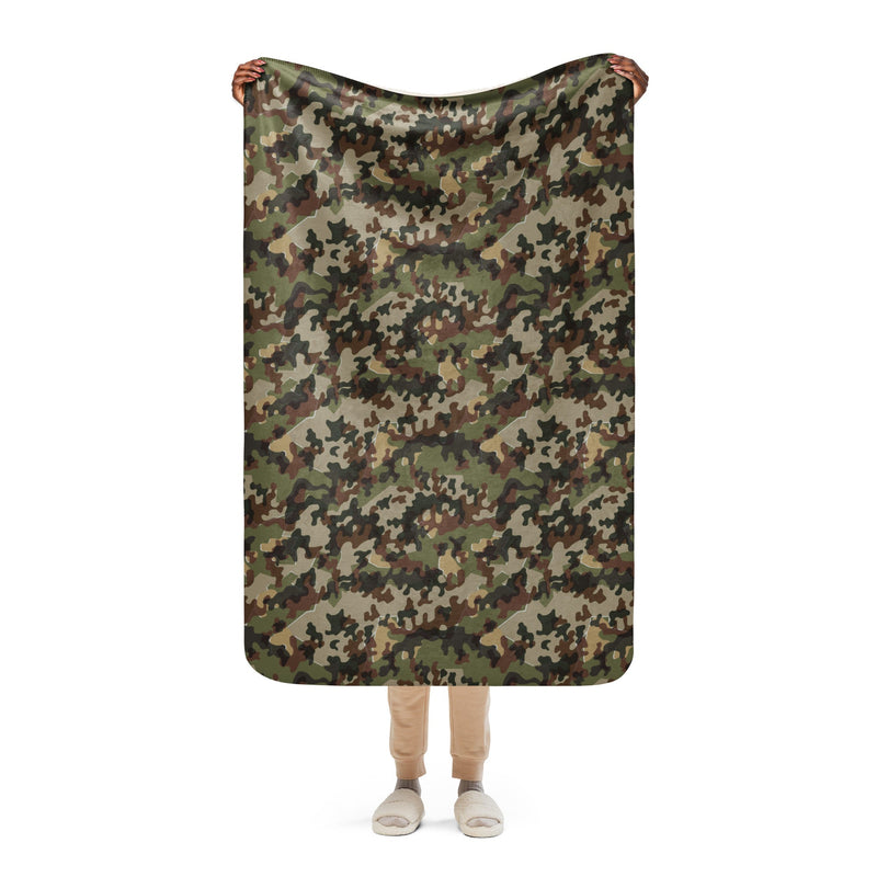 Zelt-tarnmuster Autumn CAMO Sherpa Blanket - 37″×57″