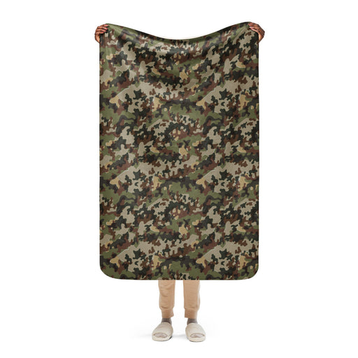 Zelt-tarnmuster Autumn CAMO Sherpa Blanket - 37″×57″