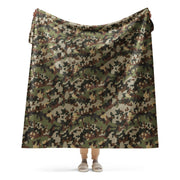 Zelt-tarnmuster Autumn CAMO Sherpa Blanket - 60″×80″