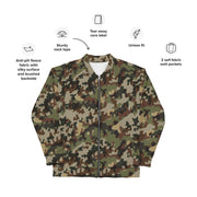 Zelt-tarnmuster Autumn CAMO Unisex Bomber Jacket