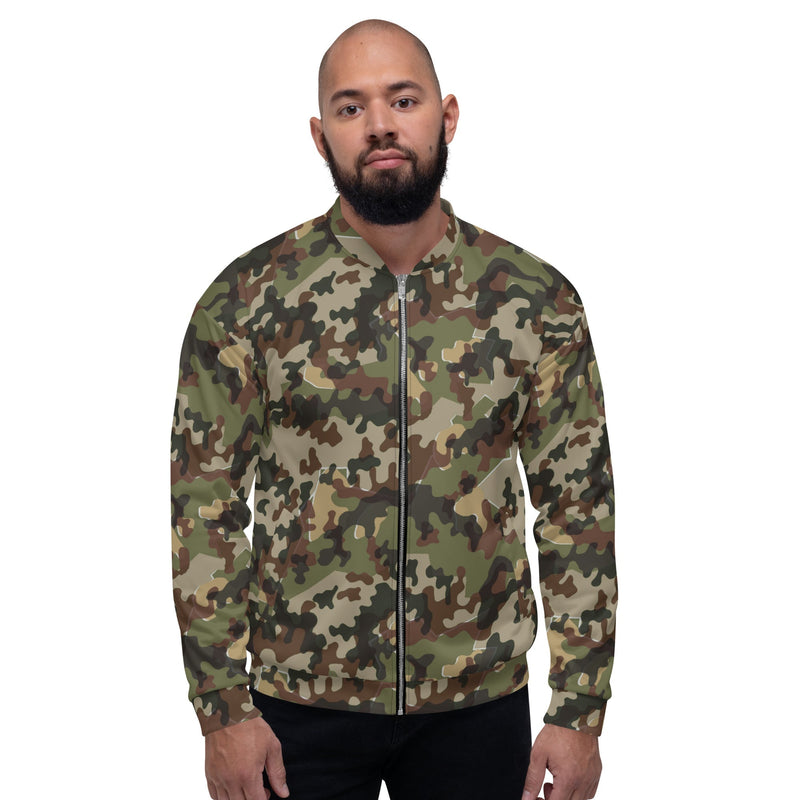 Zelt-tarnmuster Autumn CAMO Unisex Bomber Jacket
