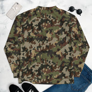 Zelt-tarnmuster Autumn CAMO Unisex Bomber Jacket