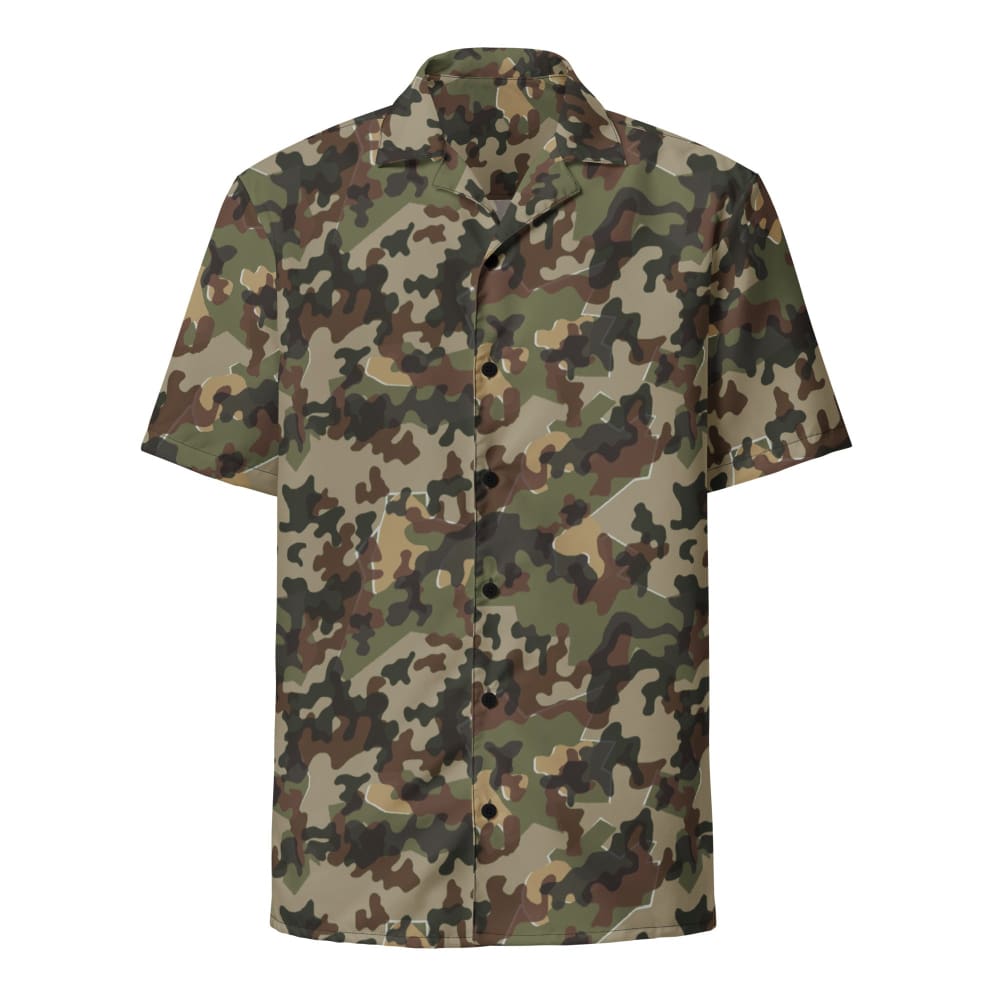 German Zelt - tarnmuster Autumn CAMO Unisex button shirt