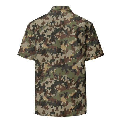 German Zelt - tarnmuster Autumn CAMO Unisex button shirt