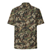 Zelt-tarnmuster Autumn CAMO Unisex Short-Sleeve Button Shirt - Button-Up