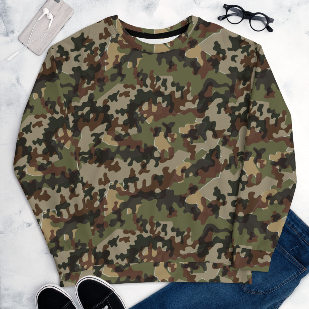 German Zelt-tarnmuster Autumn CAMO Unisex Sweatshirt