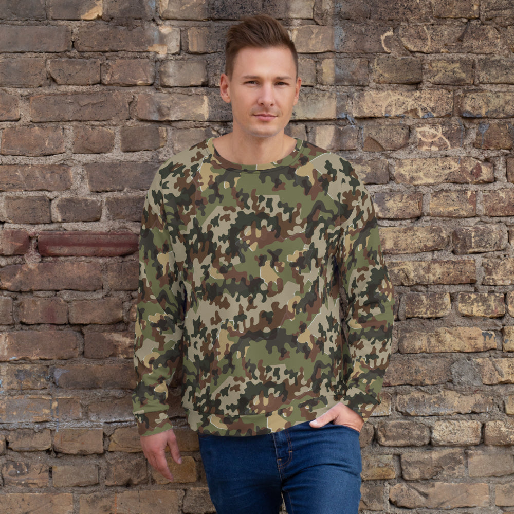 German Zelt-tarnmuster Autumn CAMO Unisex Sweatshirt - XS