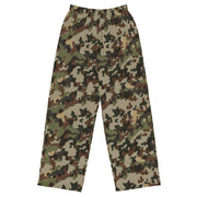 Zelt-tarnmuster Autumn CAMO Unisex Wide-Leg Leisure Pants - 2XS - Pant