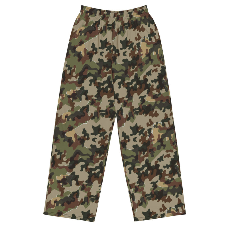 Zelt-tarnmuster Autumn CAMO Unisex Wide-Leg Leisure Pants - 2XS - Pant