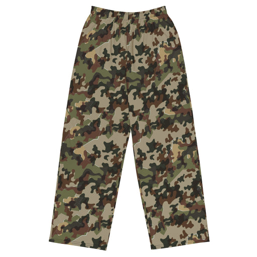 Zelt-tarnmuster Autumn CAMO Unisex Wide-Leg Leisure Pants - 2XS - Pant