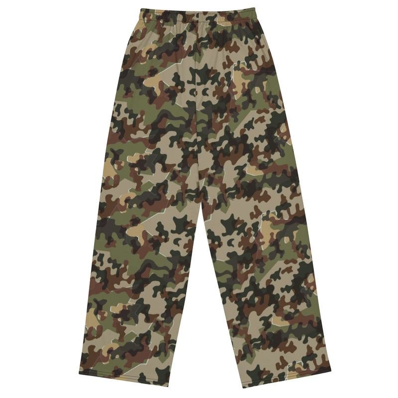 Zelt-tarnmuster Autumn CAMO Unisex Wide-Leg Leisure Pants - Pant