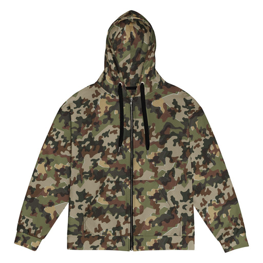 Zelt-tarnmuster Autumn CAMO Unisex Zip Hoodie - 2XS