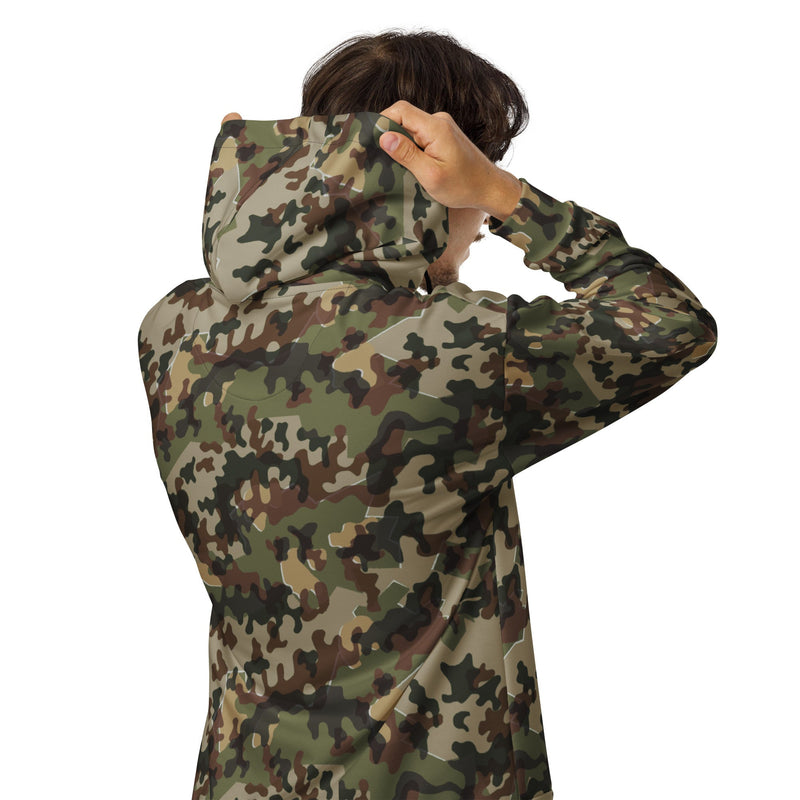 Zelt-tarnmuster Autumn CAMO Unisex Zip Hoodie
