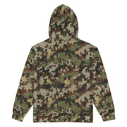 Zelt-tarnmuster Autumn CAMO Unisex Zip Hoodie