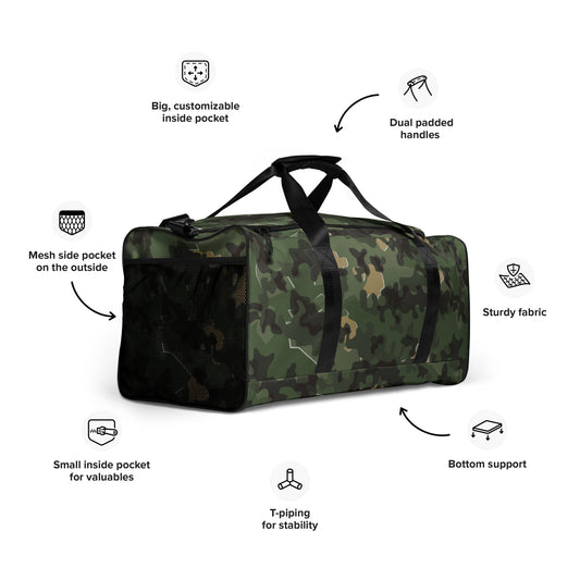German Zelt-tarnmuster Summer CAMO Duffle bag - Bags