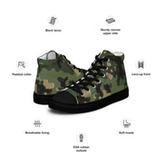 Zelt-tarnmuster Summer CAMO Mens High-Top Canvas Shoes