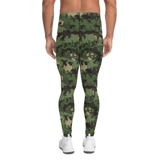 German Zelt-tarnmuster Summer CAMO Mens Leggings