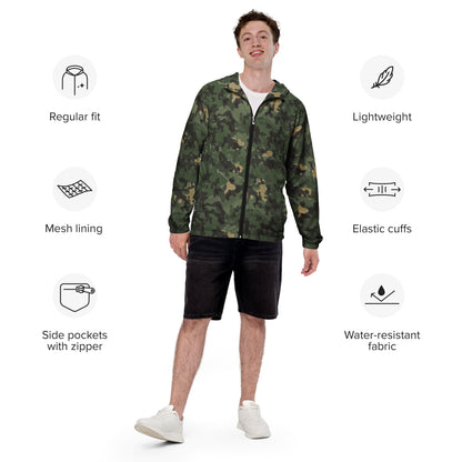 German Zelt-tarnmuster Summer CAMO Men’s windbreaker - Mens Windbreaker