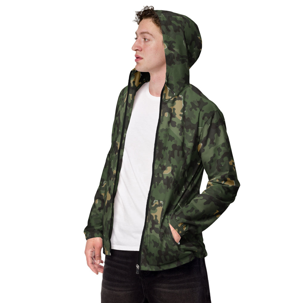 German Zelt-tarnmuster Summer CAMO Men’s windbreaker - XS - Mens Windbreaker