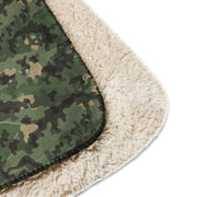 Zelt-tarnmuster Summer CAMO Sherpa Blanket